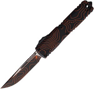 MCT112141TPBKOR Microtech Automatic Pocket Knife Ultratech Gen IV